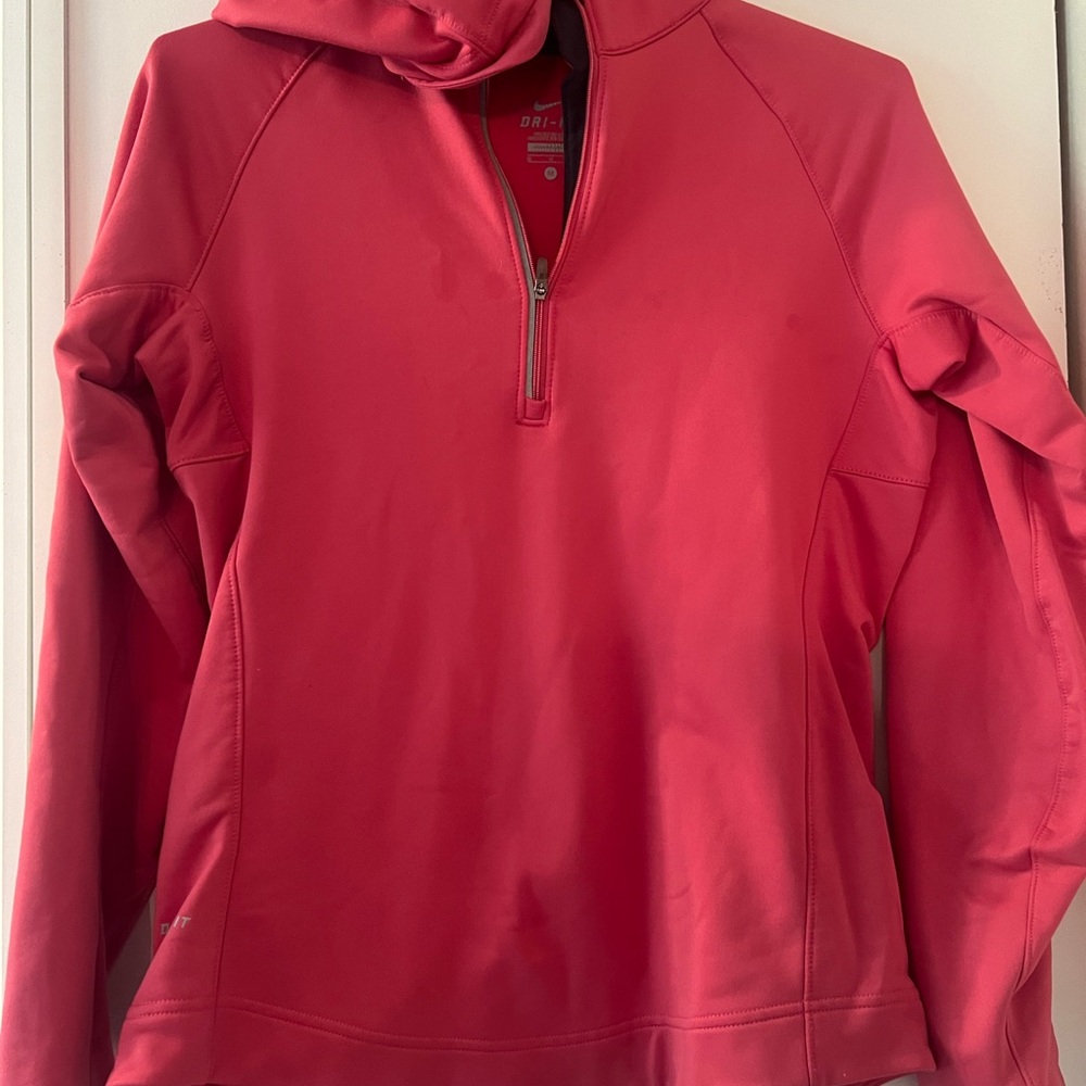 Pink Nike Dri-FIT Pullover